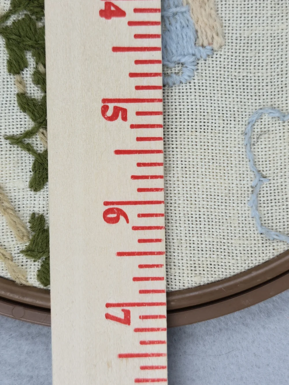 Vintage Embroidery Hoop Wall Decor Set - Girl Boy Country Garden 6